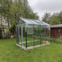 Serre Culti-luxx 6,75m² en aluminium et verre trempé - Filclair