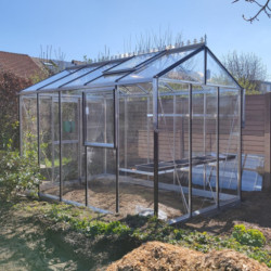 Serre Culti-luxx 8,44m² en Aluminium & Verre Trempé - Filclair