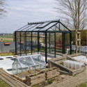 Serre Culti-luxx 8,44m² en Aluminium Vert & Verre Trempé - Filclair