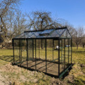 Serre Culti-luxx 8,44m² en Aluminium Vert & Verre Trempé - Filclair