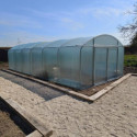 Serre Tunnel Elegant 420x900cm - Tubes Acier & Film Armé