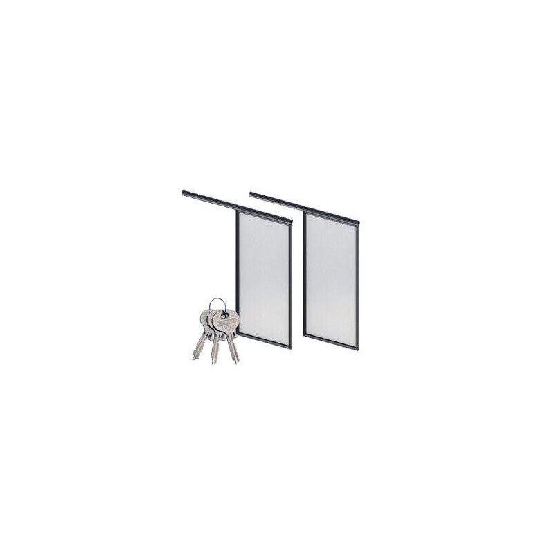 Porte double coulissante pour serre de jardin BloomCabin