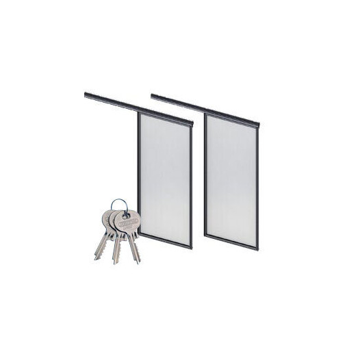 Porte double coulissante pour serre de jardin BloomCabin