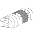 Extension 2m pour Serres Polycarbonate 6mm - Klasika Tube