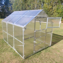 Serre de jardin 235x200cm en acier et polycarbonate - Klasika