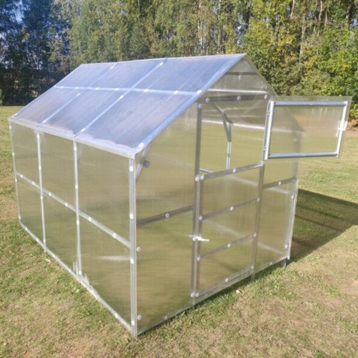Serre de jardin 235x200cm en acier et polycarbonate - Klasika