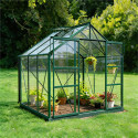 Serre Laurus Uranus 4,90m² en Aluminium Vert & Verre Trempé