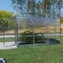 Serre de jardin 235x300cm en acier et polycarbonate - Klasika