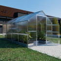 Serre de jardin 235x400cm en acier et polycarbonate - Klasika