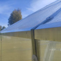 Serre de jardin 235x400cm en acier et polycarbonate - Klasika
