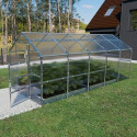 Serre de jardin 235x500cm en acier et polycarbonate - Klasika