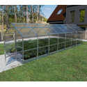 Serre de jardin 235x800cm en acier et polycarbonate - Klasika