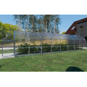 Serre de jardin 235x800cm en acier et polycarbonate - Klasika