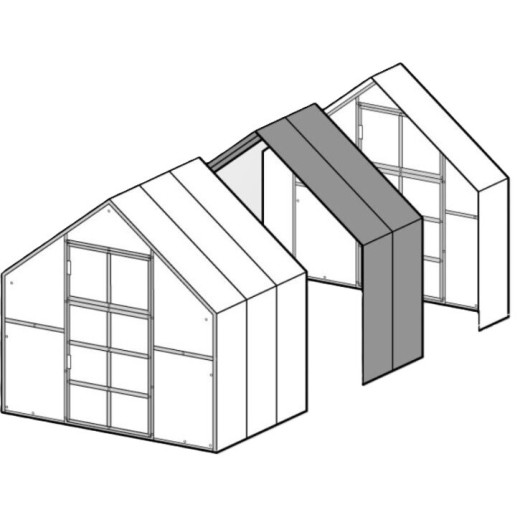 Extension 1m pour Serres Bernard en Polycarbonate 4mm - Klasika