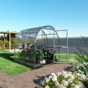 Serre de jardin 200x200cm en acier et polycarbonate - Klasika