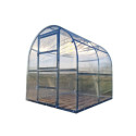 Serre de jardin 200x200cm en acier et polycarbonate - Klasika