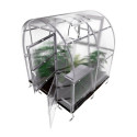 Serre de jardin 200x200cm en acier et polycarbonate - Klasika