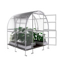 Serre de jardin 200x200cm en acier et polycarbonate - Klasika