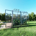 Serre de jardin 200x200cm en acier et polycarbonate - Klasika