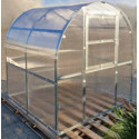 Serre de jardin 200x200cm en acier et polycarbonate - Klasika