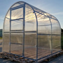 Serre de jardin 200x200cm en acier et polycarbonate - Klasika