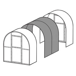 Extension 2m pour Serres Polycarbonate 6mm Slim - Klasika