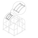 Lucarne de toit Slim - Klasika : Acier galvanisé & polycarbonate