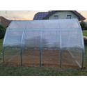 Serre de jardin Arrow 300x400cm en acier et polycarbonate