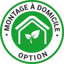 Montage à domicile par des professionnels serre de jardin en verre de 10m² à 15m²