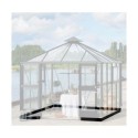 Embase pour un montage parfait de la serre Oase 8,8m² Juliana