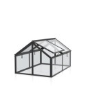 Gamma 1m² mini-serre de Vitavia en alu anodisé et verre 3mm