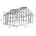 Armature serre autoportante Prima 300x484cm Green Protect