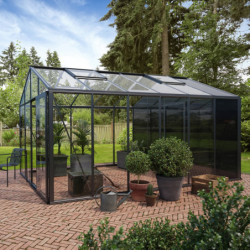 Serre de jardin 235x310cm Classique avec cloison 1 colonne - BloomCabin