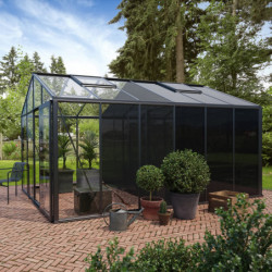 Serre de jardin 14,29m² Classique avec cloison 3 colonnes - BloomCabin