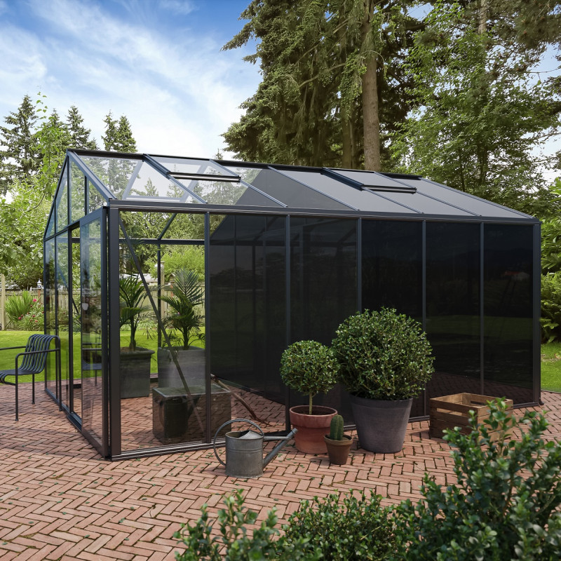 Serre de jardin 18,84m² Classique avec cloison 3 colonnes - BloomCabin