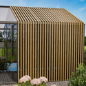 Serre en alu, bois et verre solaire 14,29m² Classique - BloomCabin