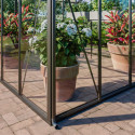 Serre en alu, bois et verre solaire 14,29m² Classique - BloomCabin