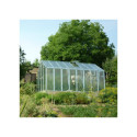 Serre de jardin 249x406cm 10,11m² en verre cathédrale 4mm VARIANT - Limes