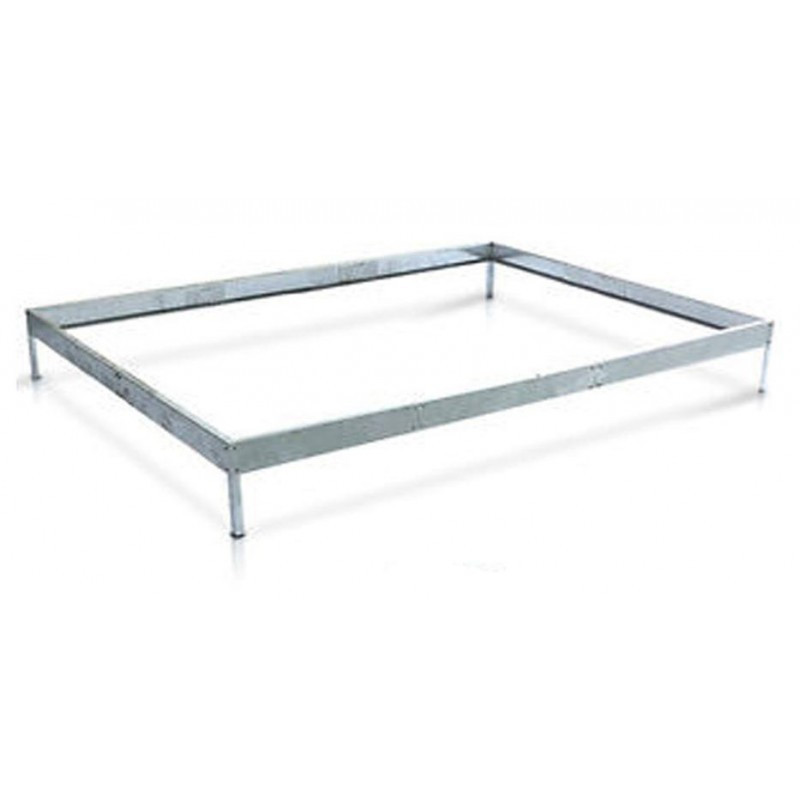 Embase pour serre de jardin 2,5m² en aluminium Habrita