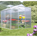 Embase pour serre de jardin 2,5m² en aluminium Habrita
