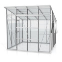 Serre de jardin Playa 7,6m² en aluminium anodisé et vitrage combiné - Vitavia