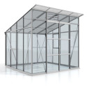 Serre de jardin Playa 7,6m² en aluminium anodisé et vitrage combiné - Vitavia