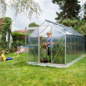 Serre Triton 7,5m² en aluminium et panneaux de polycarbonate 6mm - Vitavia