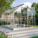 Serre Triton 6,2m² en aluminium et panneaux de verre de sécurité de 3mm - Vitavia